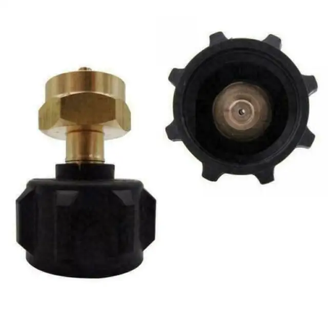 Bbq Propán Tartály Újratöltő Adapter Szerelvények Kültéri Kemping Qcc1 Szabályozó Szelep Propánhenger 1 Lb Újratöltési Csatlakozó - Image 4