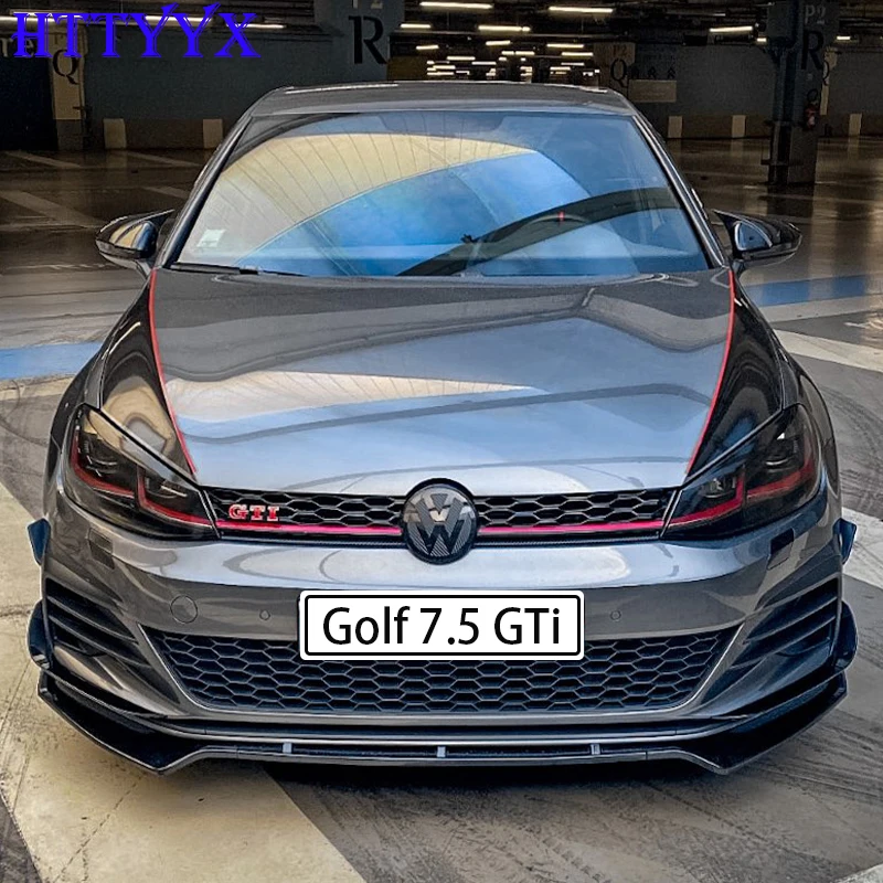 Car Bumper Spoiler For Golf 7 7.5 MK7 MK7.5 GTI GTD R R-Line 2012-Maxton Style Front Bumper Splitter Lip Diffuser