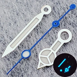 High - Intensity Green/Blue Luminous Watch Hands with Hollowed - Out Design (21N)