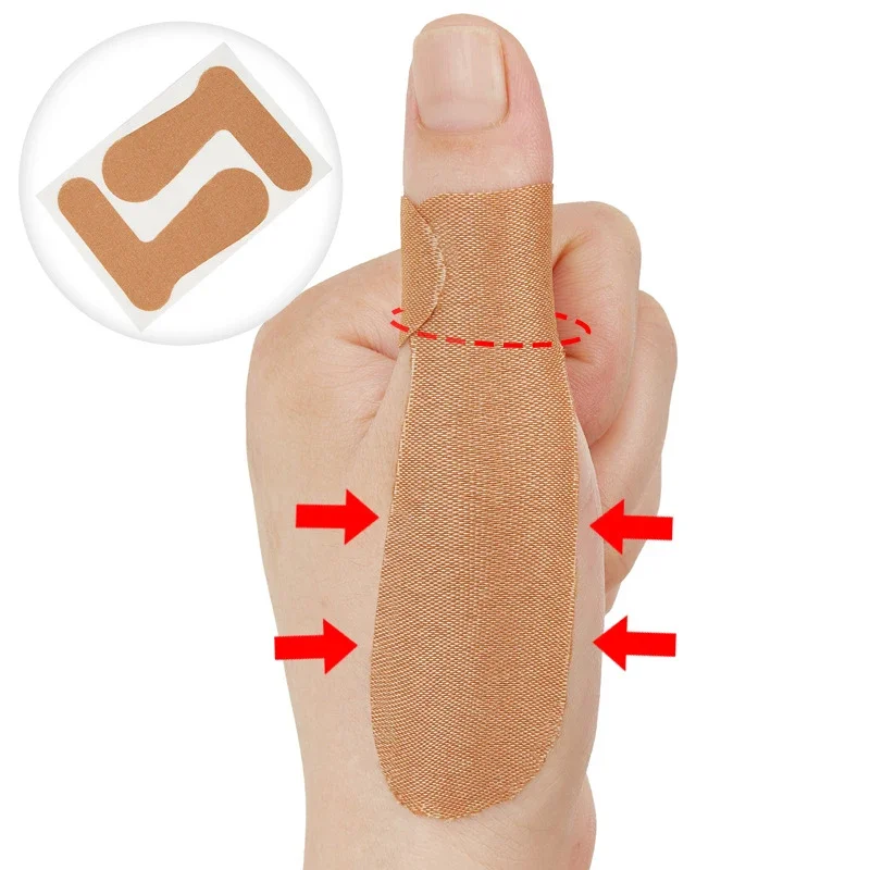 20pcs plints for Toe Alignment, Polyester Fibe Fixator Tape, for Thumb Joint Stabilization, Finger Protection (No other special