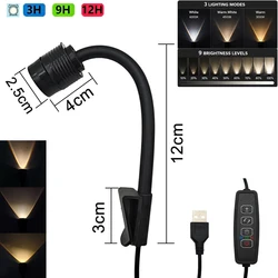 Enhanced LED Aquarium Spotlight with Adjustable Focus and Dimmable Color Options (3W)