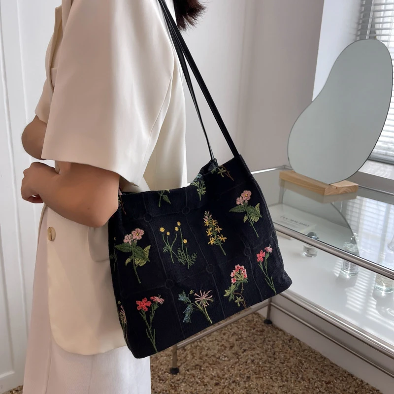 High Quality Luxurys Totes Bag Designers Shoulder Bags Flower