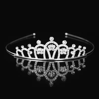 Beautiful Cute Kid Princess Tiaras and Crowns Crystal Headband Bridal Crown Wedding Party Hair Accessories Girls Fashion Jewelry 5