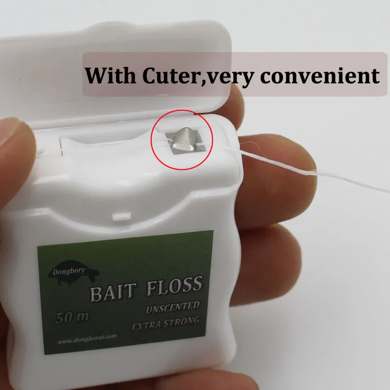 50M 잉어 낚시 방법 피더 Boilies 미끼 치실 그립 팝업 Boilies 홀더 잉어 낚시 도구 장비 태클 액세서리