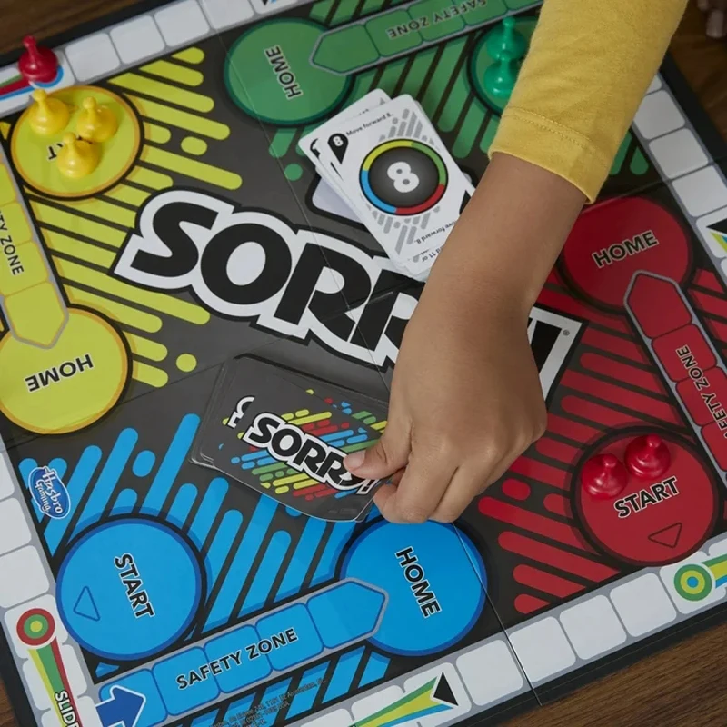 SORRY! Game Chess Fun Board Game Competitive Fun Thinking Expansion Board Game Intelligence Game Sweet Revenge English CardGame 6