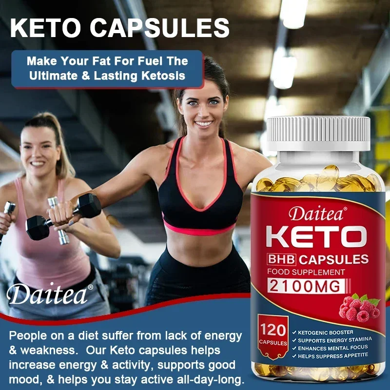 Weight Loss Capsules 2100 mg Ketogenic Enhancer Weight Management Fat Metabolis