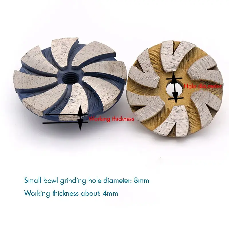 35mm/ 50mm/ 56mm Diamond Cup Grinding Wheel, Heavy Duty Concrete Grinding Disc for Angle Grinder, for Granite, Stone, Marble