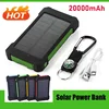 New 20000mAh portable Solar Power Bank Outdoor Wild Fishing Camping Large Capacity Backup Power Supply Rapid Charging Power Bank 1