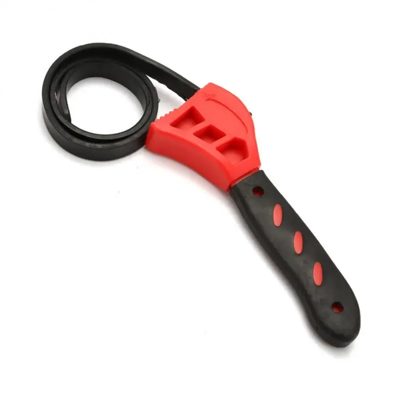 

Belt Wrench Oil Filter Puller Strap Spanner Chain Wrench Strap Opener Adjustable Strap Opener Cartridge Disassembly Tool