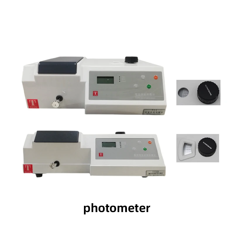 

Ultraviolet Visible Spectrometer Wavelength Spectrophotometer Tester Desktop Digital Display Photometer 110V/220V Model 721/722