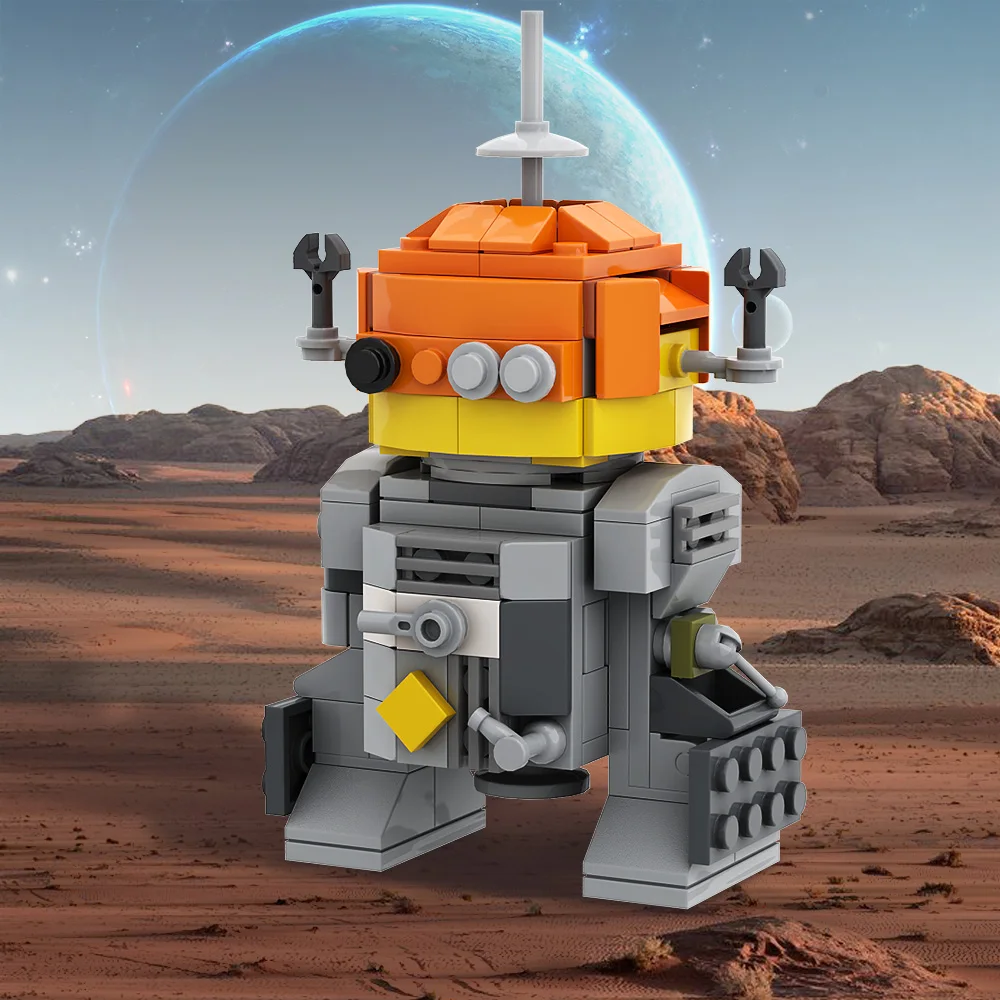 

MOC Chopper - Astromech——C1-10P Building Block Space Film Robot Aerospace Bricks DIY Educational Gifts for Children's Toys