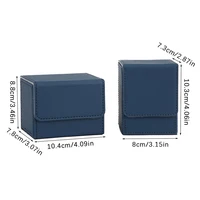 Trading Card Deck Box Durable Sturdy Card Storage Container Collectible Game Card Carrying Case Holds 80+ Or 100+ Cards 6