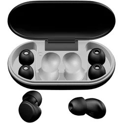 Advanced Noise Cancelling Reusable Earplugs for Sleeping, Travel, and Focus (Black)