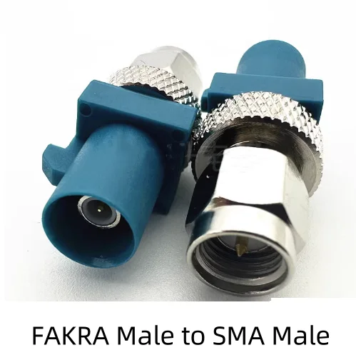 Conector Adaptador Antena Automóvel Universal Z-tipo Fakra Macho-fêmea para Sma Macho-fêmea Gps Fakra-sma - Imagem 2