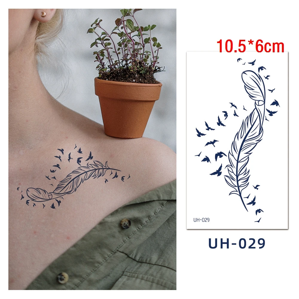 Phoenix Rising From Flames Best Temporary Tattoos| WannaBeInk.com