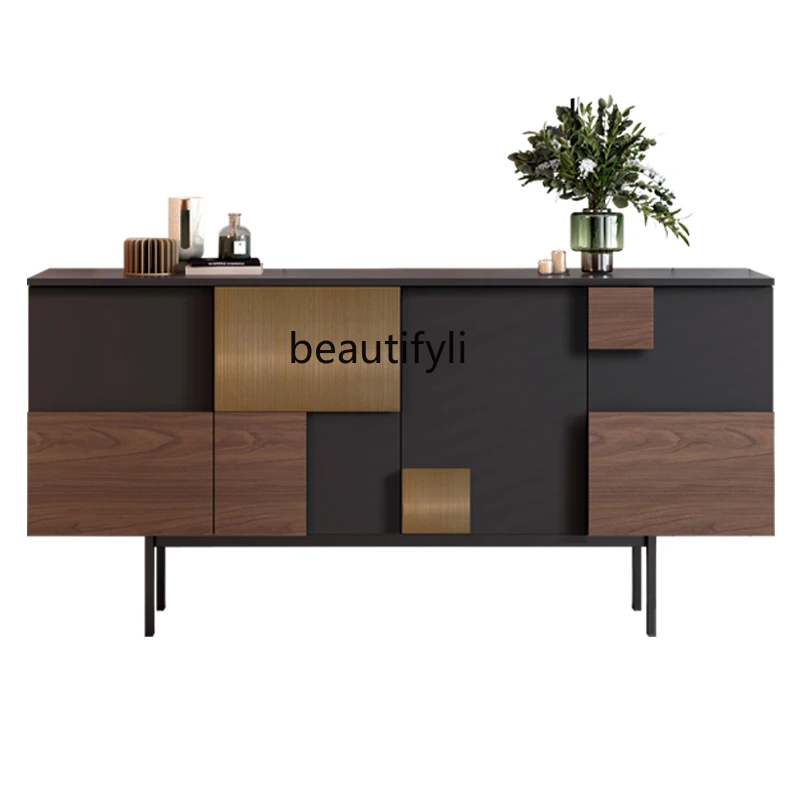 

Italian Style Creative Entrance Cabinet Home Shoe Cabinet Living Room Curio Cabinet Dining Room Sideboard Cabinet Solid Wood