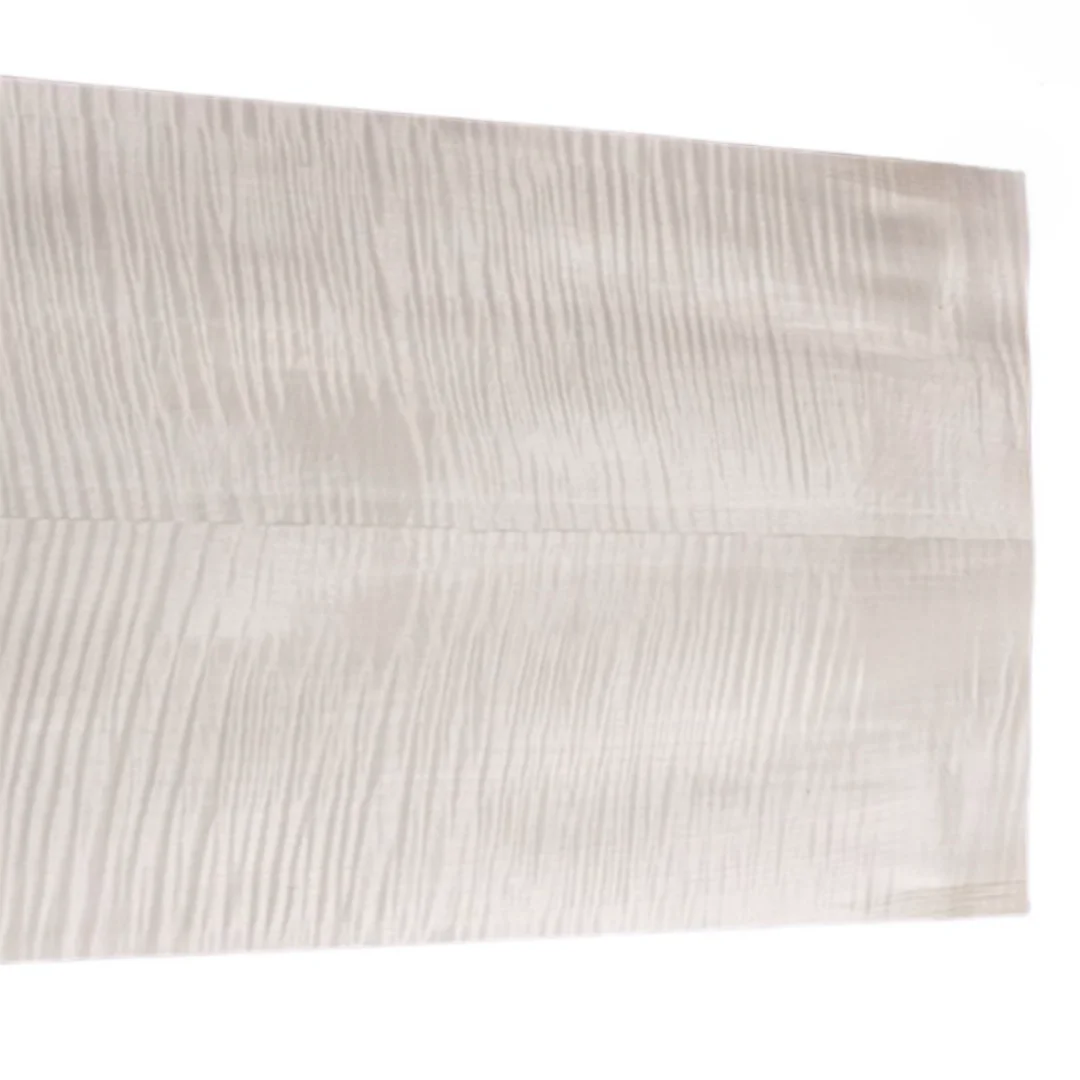 Wood Veneer Size:510x350mm Thick:0.5mm Natural Bleached Maple Figured Wood Veneer Guitar face material DIY Guitar specific size veneer