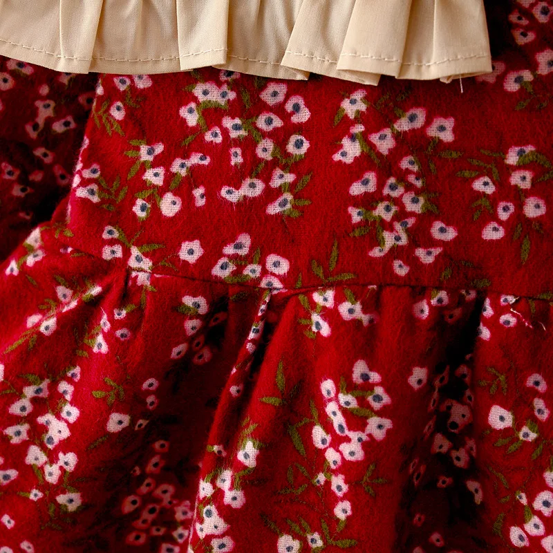Girls Spring and Autumn Season Long sleeved Dress - Uniqwear