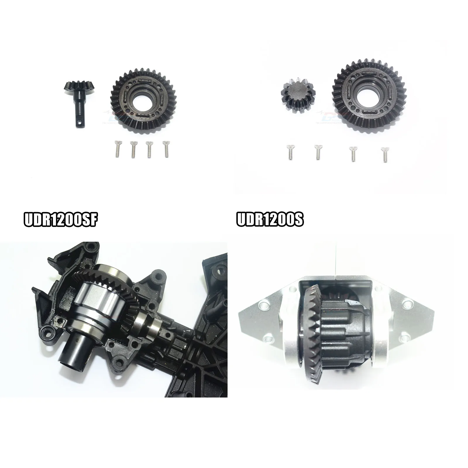 Harden Steel 45 Front Differential Gear +rear Differential Ring Gear & Pinion Gear For Gpm