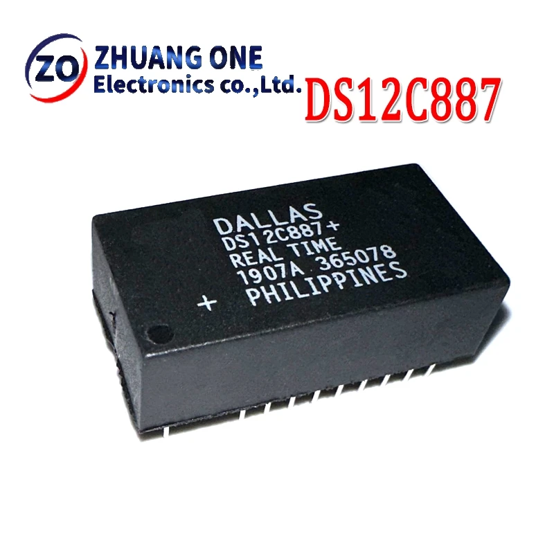 

(1 шт.) 100% Новый чипсет DS12C887 DS1287 с тактовой цепью/часами/таймером DIP-18