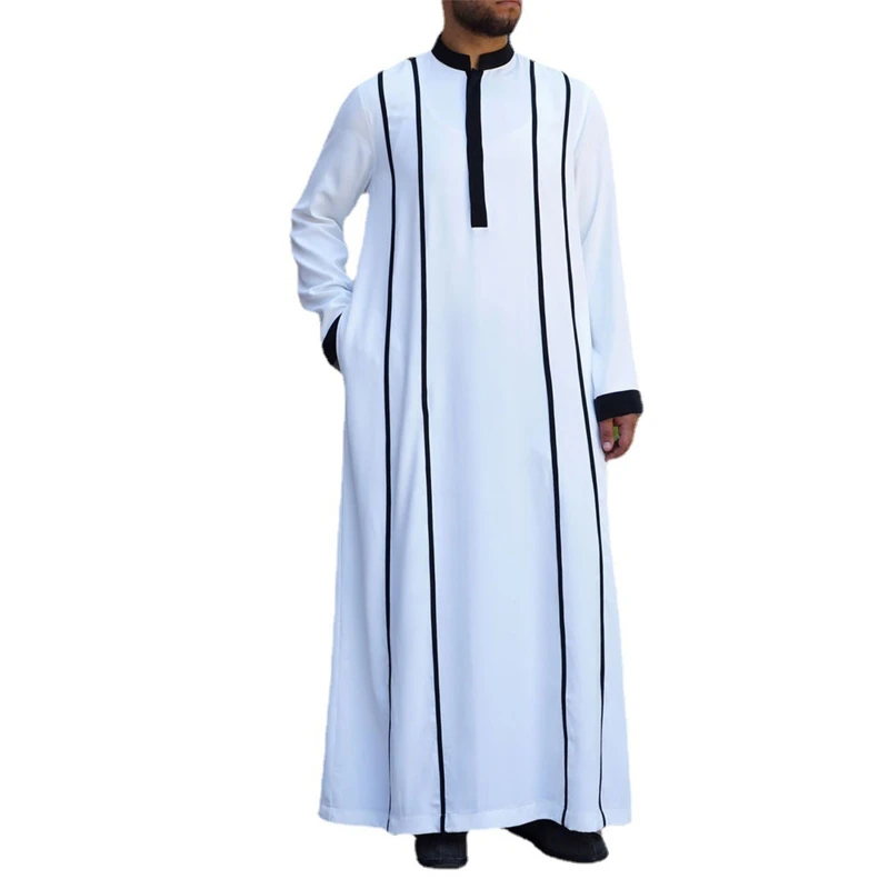 Abaya Islam túnica musulmana hombre, vestidos para hombre, camisas de colores surtidos, ropa árabe, Ropa Étnica| | AliExpress