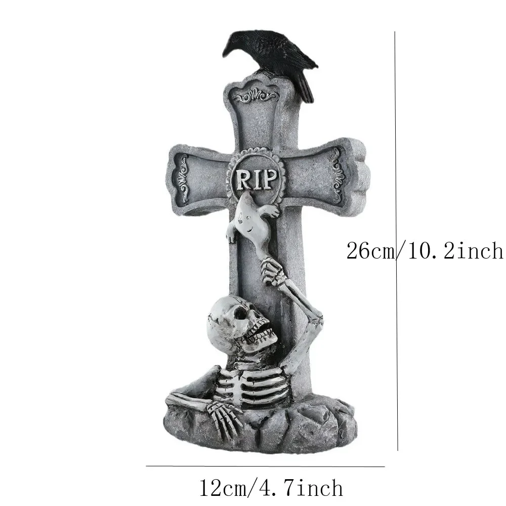 Rayvia Graveyard Resin Headstone Garden Decoration