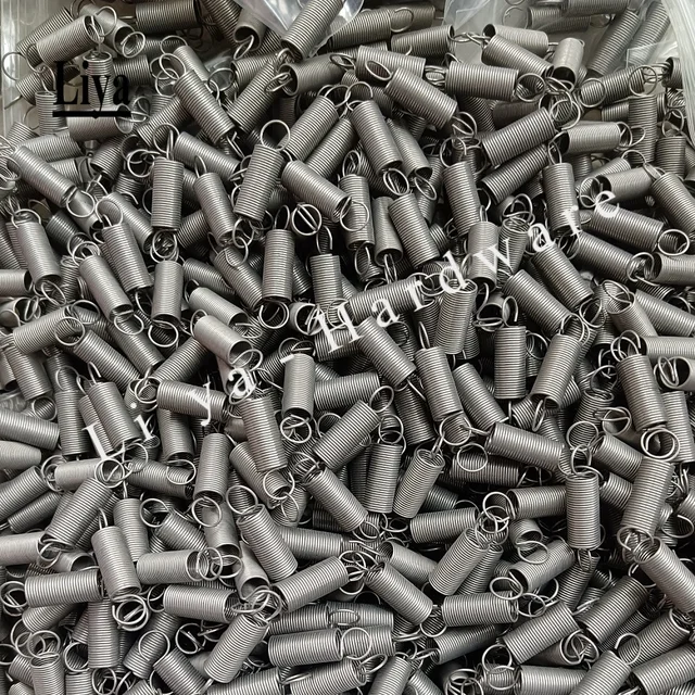 10 Molle Di Estensione In Acciaio Inox Con Gancio - Diametro Filo 0.2mm, Vari Diametri E Lunghezze - Foto 4