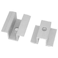 Pince centrale solaire PV en alliage d'aluminium, panneau solaire 25 - 50MM, support solaire photovoltaïque pour la plupart des Modules de cadre, accessoires 5