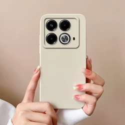 Stylish Solid Color Soft Silicone Anti - Drop Phone Case Cover for Note 40 Pro (TYW000)