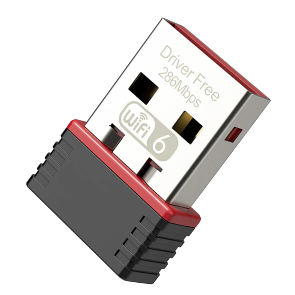 Wireless Wifi Adapter USB Adapter Driver Free Wireless Network Card AX Protocol High Speed 2.4GHz For Laptop Tablet