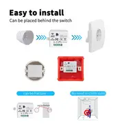 86 Wireless Smart RF 433Mhz Wall Panel with Remote Control 1/2/3gang Mini Relay Receiver Home Led Light Lamp Switch - Image 5