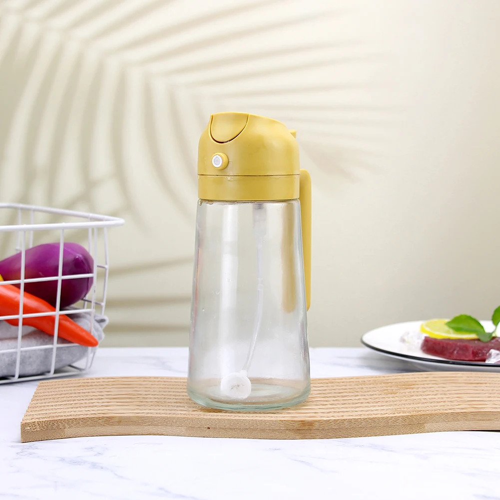 

470ml Spraying Pouring Oil Dispenser Bottle Household Multi-Purpose Oil Cruet For Baking