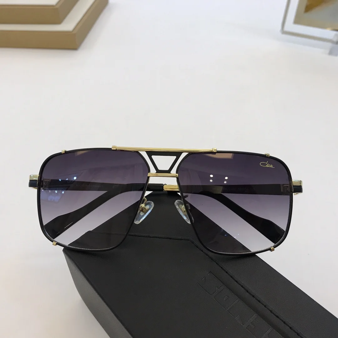 

ORIGINAL CAZAL MOD9099 Gradient Purple Lenses Driving Anti-Glare Men Sunglasses Stylish Premium Alloy Frame Women Couple Eyewear