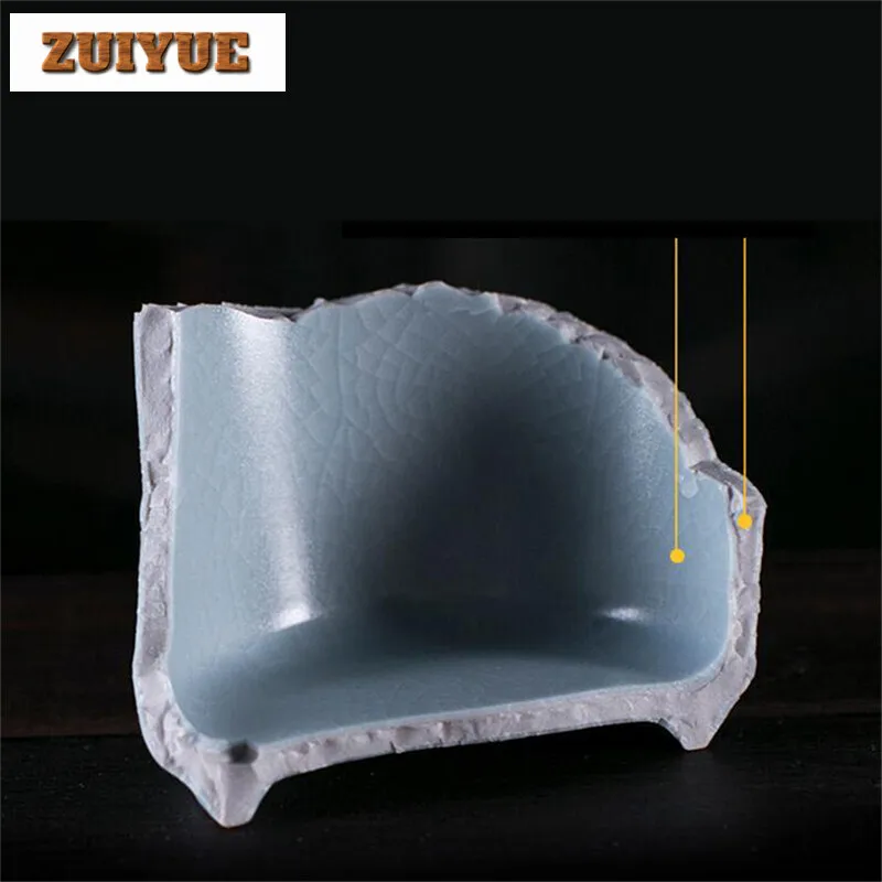 180ml Vintage Kiln Tea Bowl Lid Saucer Set Ceramic Gaiwan Master Porcelain Tea Tureen Drinkware Container Teaware Teapot