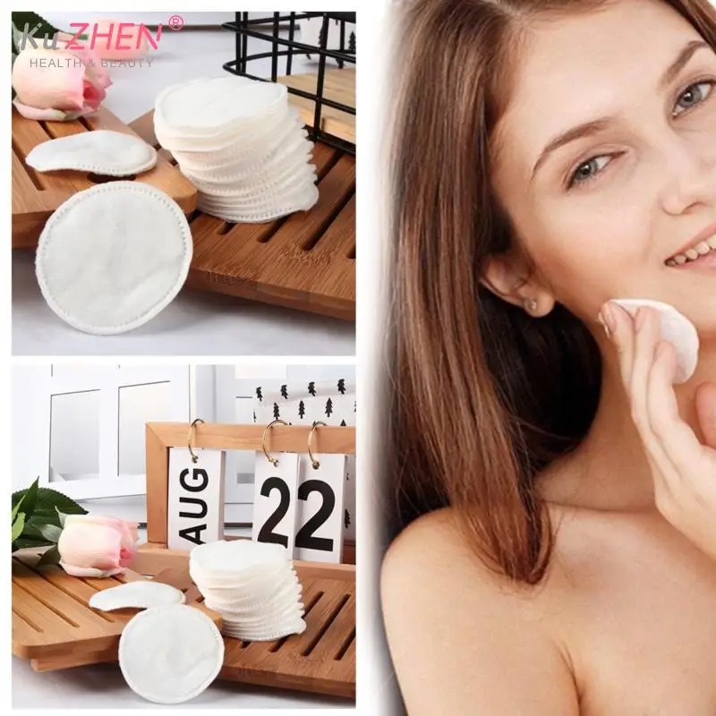 50/100Pc/bag Make Up Cosmetic Cotton Pads Wipe Pads Nail Art Cleaning Soft Daily Supplies Facial Cotton Makeup Remover Tool