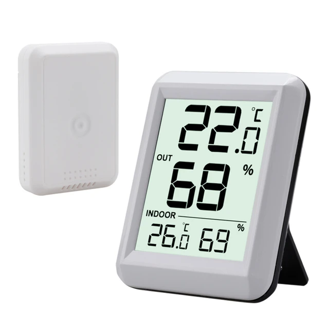 Digital Wireless Weather Station Hygrometer Indoor - Indoor Outdoor  Thermometer - Aliexpress