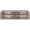 Rectangular TV Stand for TV's up to 75" in Alder White, for Home, Living Room, Bedroom, Entertainment Room, Office 3