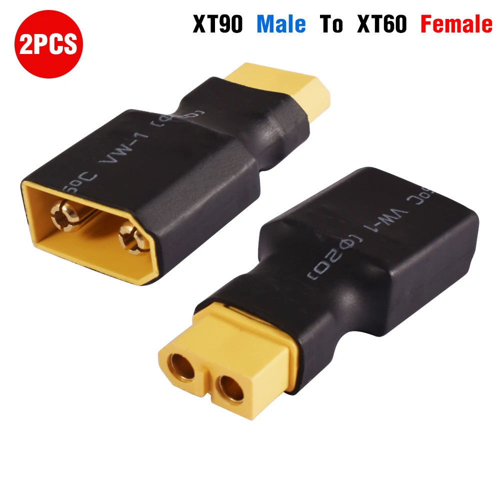 9IMOD 2/4PCS Plug XT60 XT30 XT90 T-plug Male Female Connector Adapters Plug Single Level Adanter Plug No Wires RC LiPo Battery – Image 6