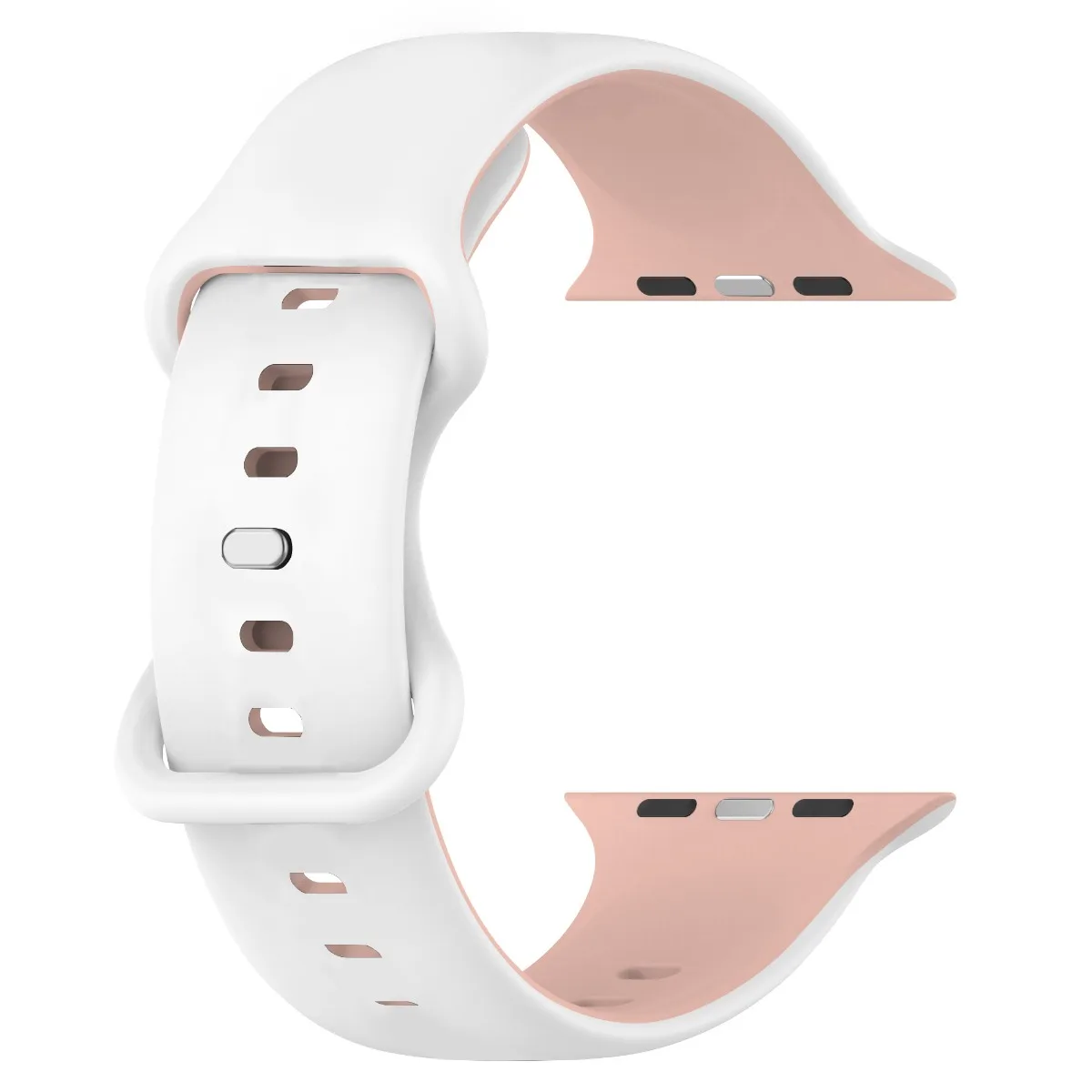 Cinturino per iWatch 42/44/45/49mm 38/40/41mm Cinturino sportivo in silicone alla moda per orologi serie Ultra2 Se 9/8/7/6/5/4/3_voghion.com