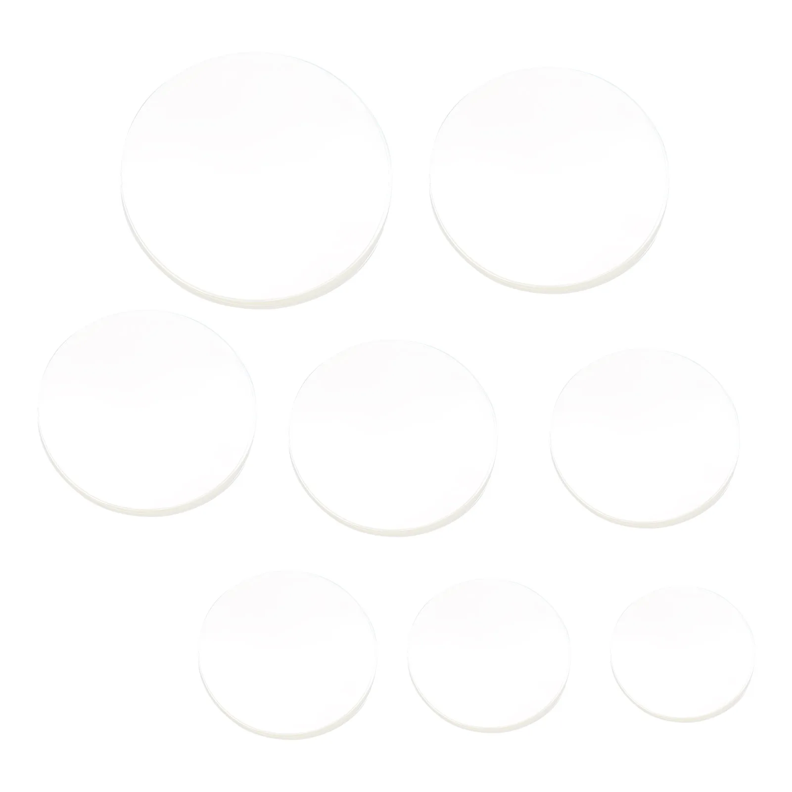 Transparent Film Covers Badge Film PVC Material Pattern Wide Application Transparent Badge Protective badge parts