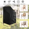 210D Waterproof Chair Organizer Stacked Chair Dust Cover Storage Bag Outdoor Garden Patio Dustproof Furniture Protector 1