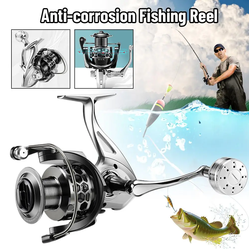 New 15 Axes Fishing Reel Seawater Proof Spinning Wheel Boat