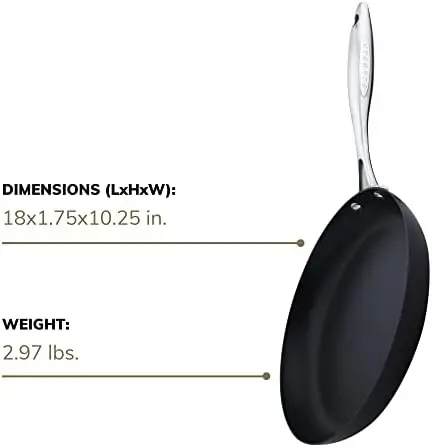 Frying Pan - 10” Dimensions & Drawings