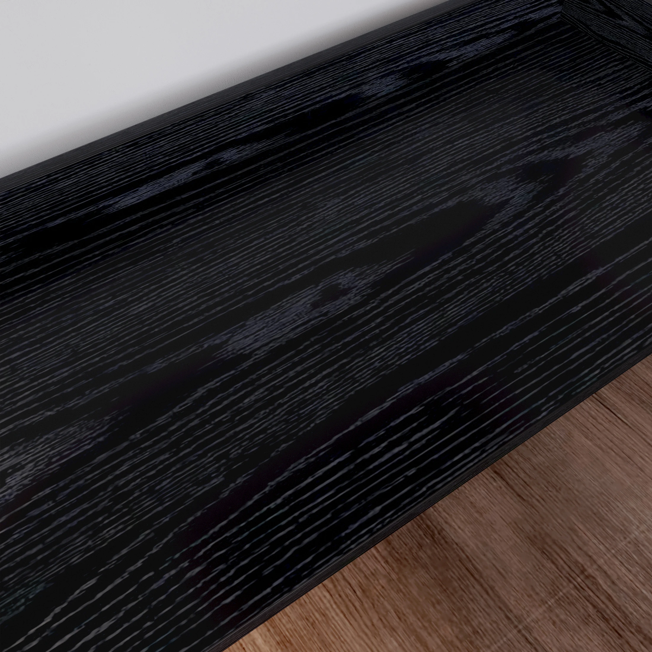 IRONCK Industrial Bookshelf 5-Tier 31.5in Wide, Bookcase Ladder Shelf, Storage Shelves Rack Shelf Unit, Accent Furniture Metal F