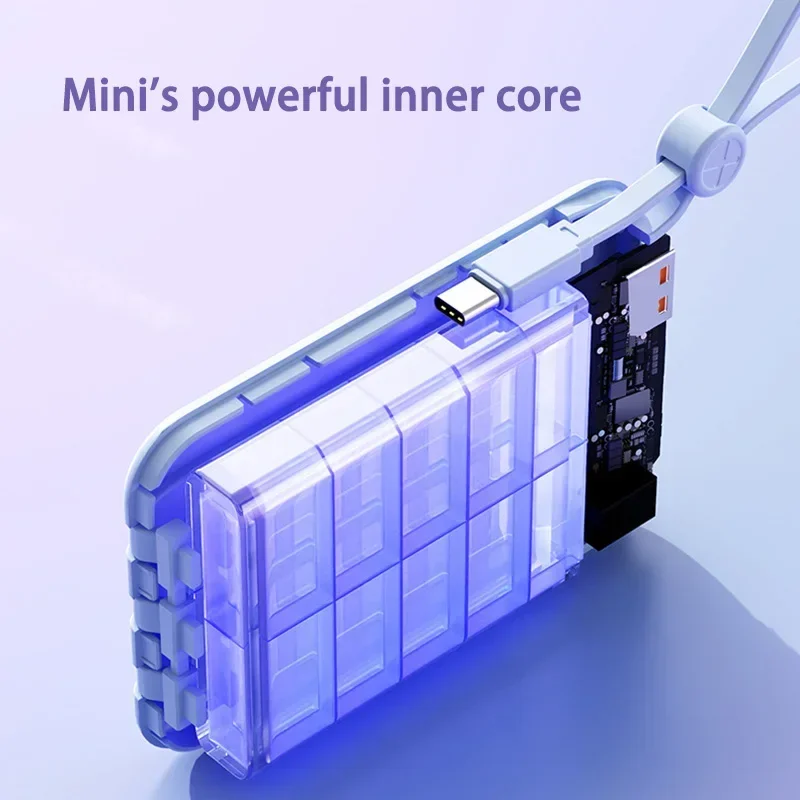 20000mah Portable Power Bank With Fast Charging 4-wire Charger_voghion.com