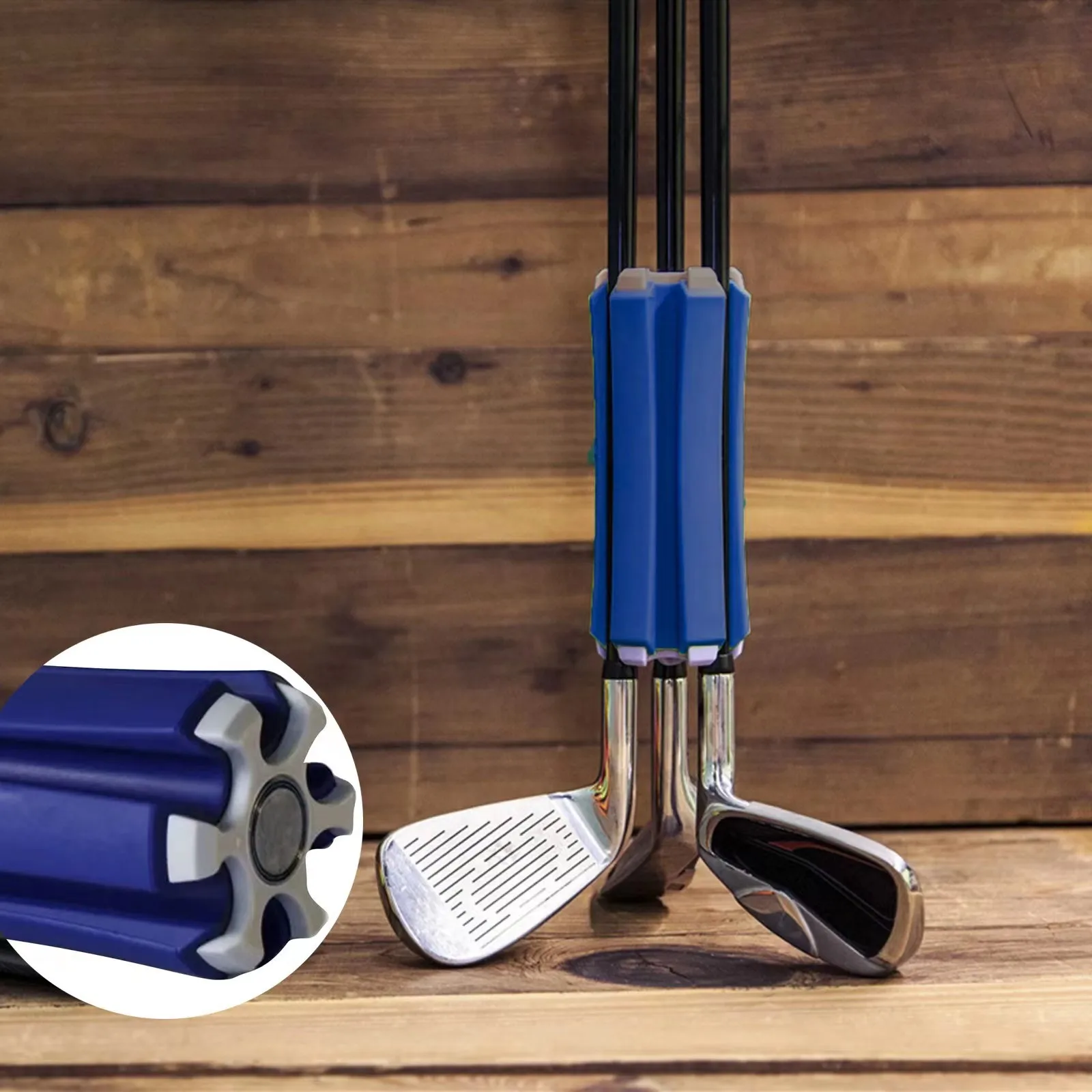 Golf club fixed organizer Fixed bracket fixture Portable easy to operate lightweight club accessories golf club organizer