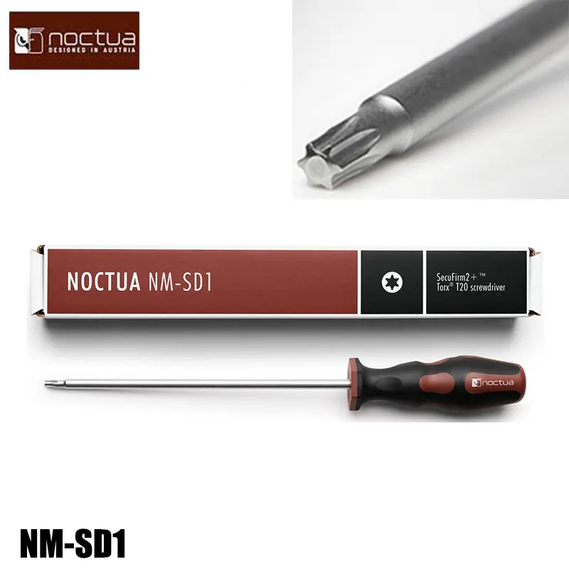 Noctua NM-SD1 고품질 TORX, 15cm 길이®T20 스크루 드라이버, NOCTUA의 Secuirm2 + 에 적합™마그네틱 팁 설치 시스템