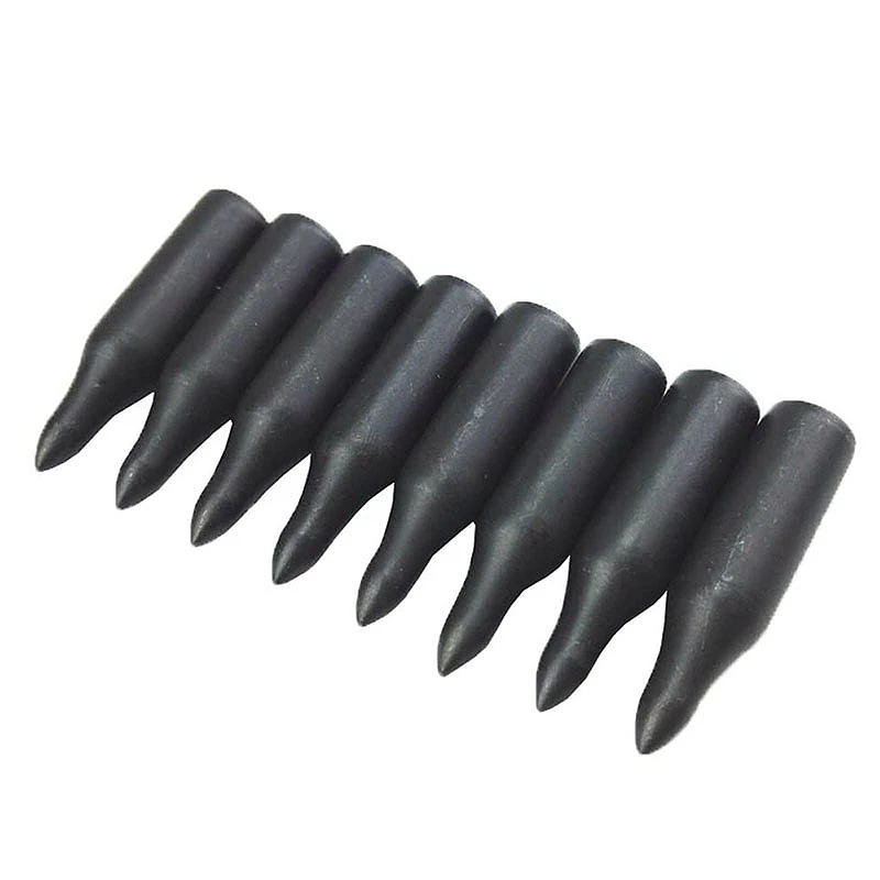 20pcs Archery Field Points 5/16" Glue on Replacement Practice Arrow Tips for OD 8mm Bamboo and Wood Arrows Steel Broadhead