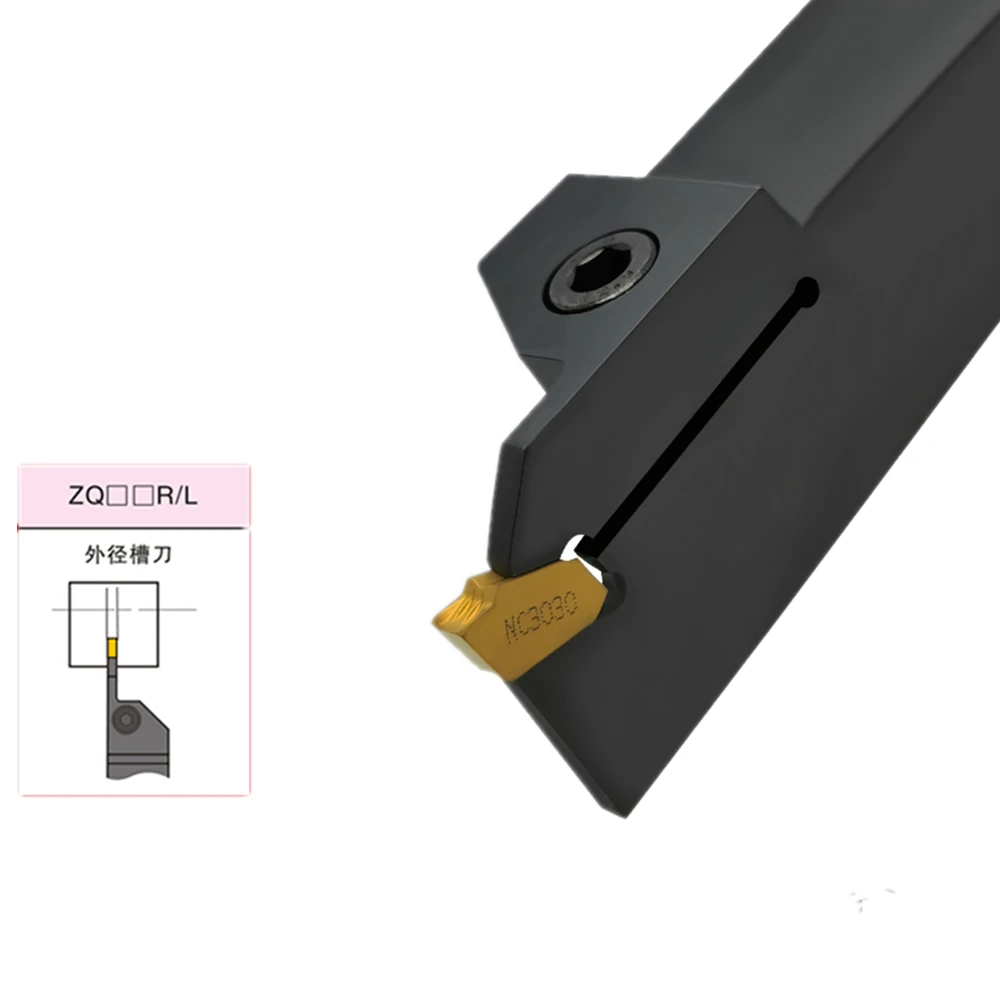 ZQ1616 ZQ1616R ZQ ZQR ZQ2525 ZQ2525R SP200 SP300 SP400 Grooving Cutter Bar Turning Lathe Tool Holder Slotting CNC Tools
