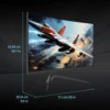 32 inch 240Hz Curved Gaming Monitor 1500R 1080P 125% sRGB 1ms, Freesync/G-sync HDR10,HDMI/DP/USB Ports VESA 5